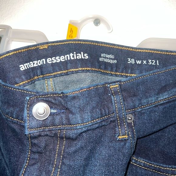 Amazon Essential Dark Blue Jeans (38x 32) - Picture 3 of 3